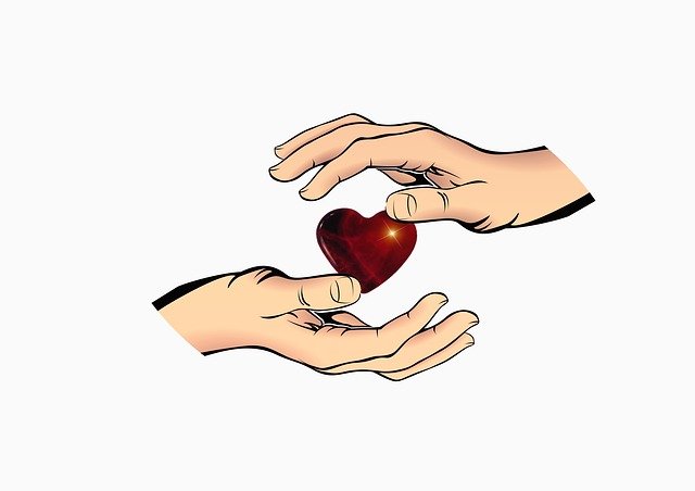 Mains sur le coeur
